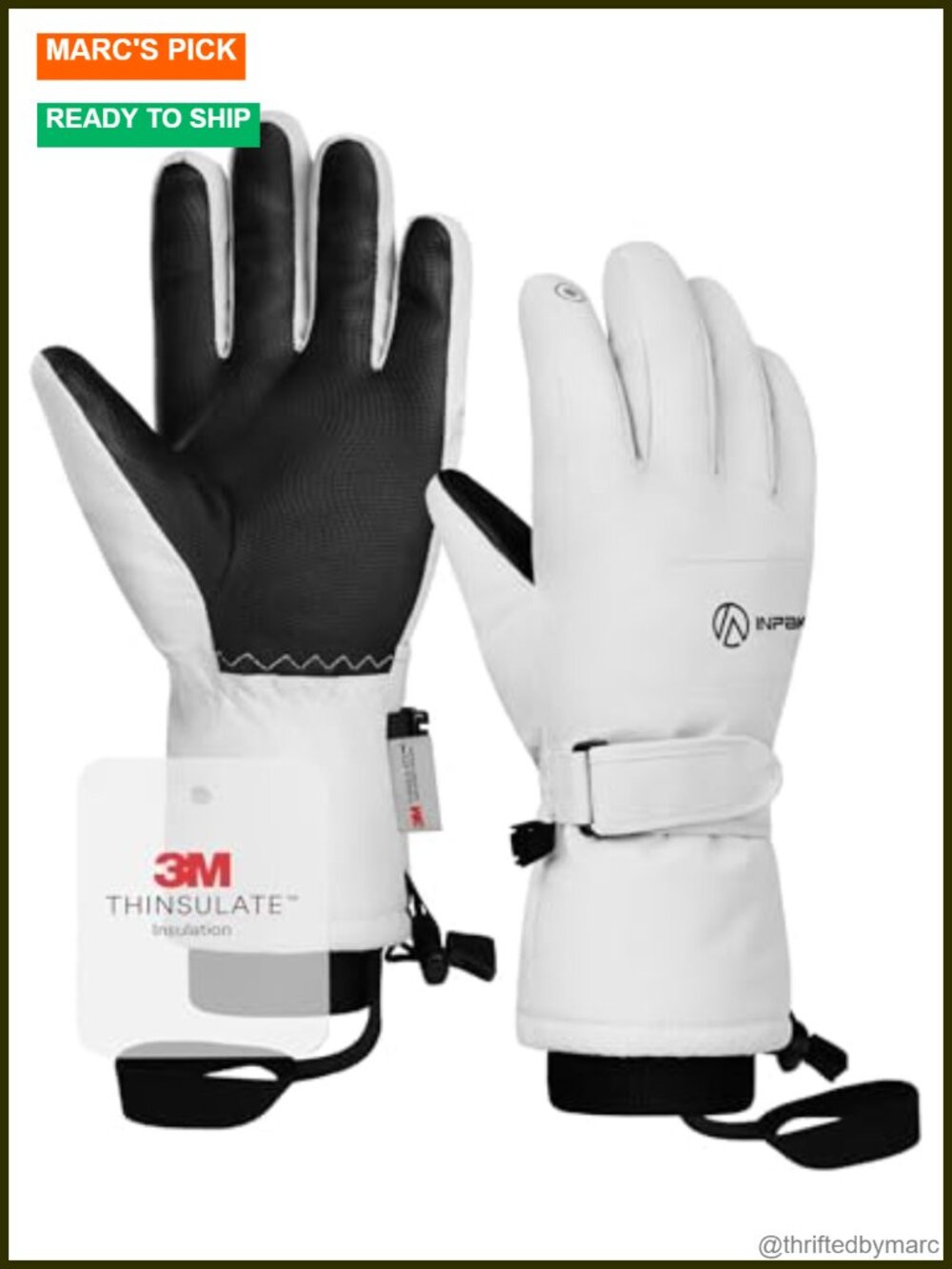 Winter Ski Gloves 3M Thinsulate Warm Snow Gloves Waterproof Windproof